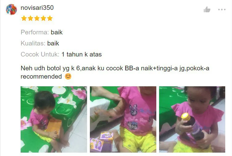 testimoni madu gemuk anak 2